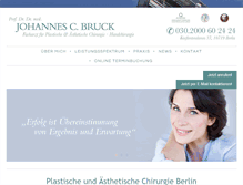Tablet Screenshot of dr-bruck.de